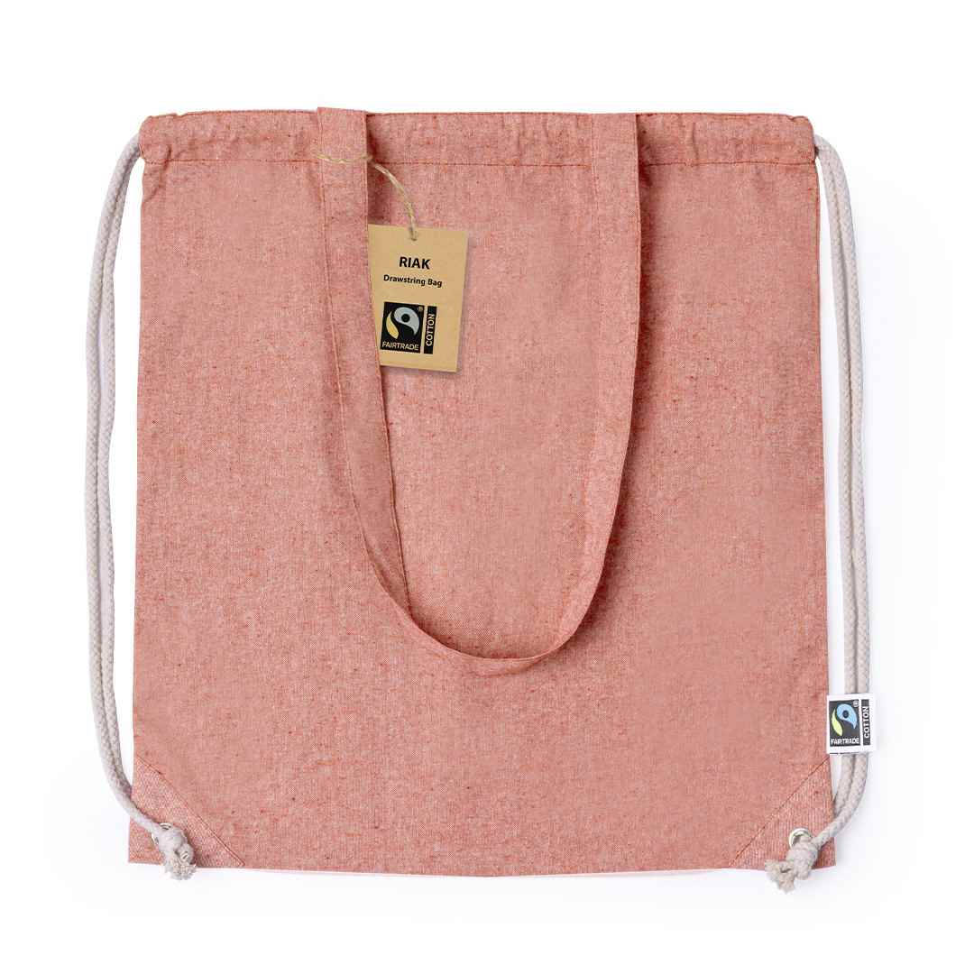 Bolsa Mochila Riak Fairtrade 42 cm x 38 cm — vista 5