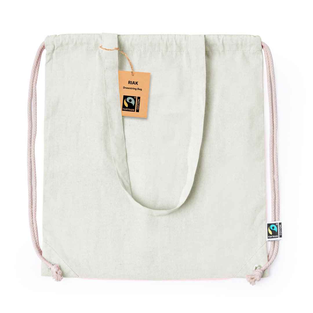Bolsa Mochila Riak Fairtrade 42 cm x 38 cm — vista 3