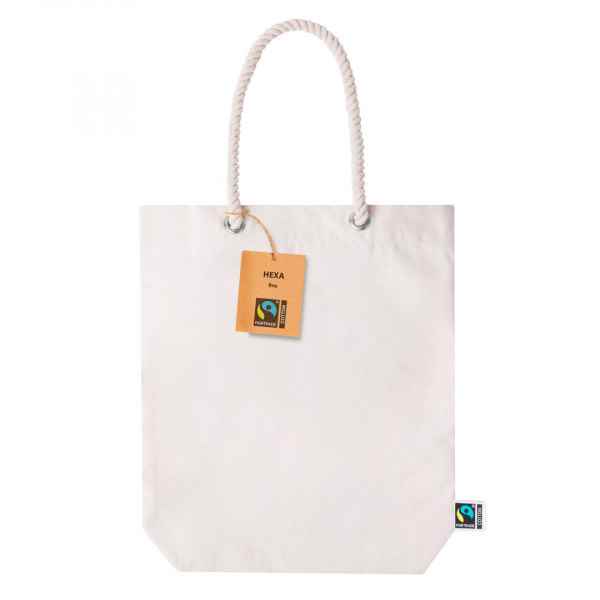 Bolsa Hexa Fairtrade 38 cm x 45 cm x 10.5 cm
