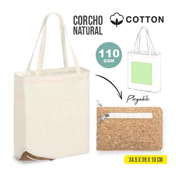 Bolsa Plegable Charel 39 cm x 34.5 cm x 10 cm